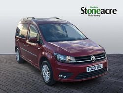 Red Used 2020 VW Caddy Life MPV | £16,995 (A bit pricey)
