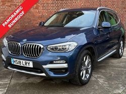 Blue Used 2018 BMW X3 xLine SUV | £18,980 (Good price)