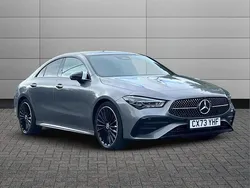 Grey Used 2023 Mercedes CLA200 AMG Line Premium Plus Coupe | £31,495 (Good price)