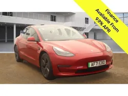 Red Used 2021 Tesla Model 3 Long Range Sedan | £16,995 (Fair price)