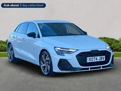 White Used 2025 Audi A3 Black Edition Hatchback | £31,590 (Expensive)