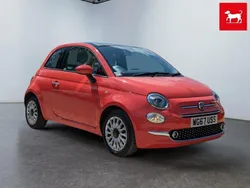 Pink Used 2017 Fiat 500 Lounge Hatchback | £6,250 (Fair price)