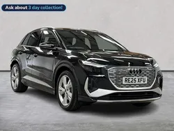 Black Used 2025 Audi Q4 e-tron S-Line SUV | £36,193 (Good price)