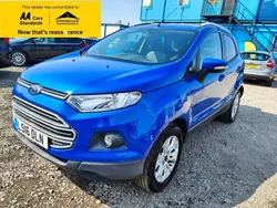 Blue Used 2016 Ford Ecosport Zetec SUV | £4,880 (Fair price)