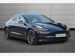Black Used 2020 Tesla Model 3 Performance Sedan | £17,450 (Fair price)