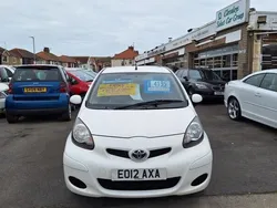 White Used 2012 Toyota Aygo Hatchback | £3,395 (Expensive)
