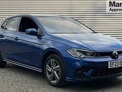 Blue Used 2023 VW Polo R-line Hatchback | £18,740 (Fair price)