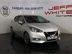 Silver Used 2018 Nissan Micra Tekna Hatchback | £8,488 (Good price)