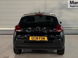 Black Used 2018 Citroën C3 PureTech Hatchback | £7,995 (Fair price)