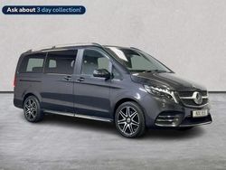 Grey Used 2023 Mercedes V300 AMG line MPV | £55,999 (Fair price)