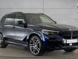Blue Used 2022 BMW X5 M Sport SUV | £49,990 (Fair price)