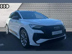 White Used 2022 Audi Q4 e-tron Comfort SUV | £28,487 (Fair price)