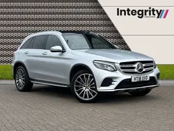Silver Used 2018 Mercedes GLC250 AMG Line Premium Plus SUV | £20,000 (Fair price)