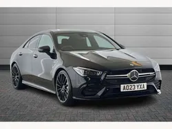 Black Used 2023 Mercedes CLA35 AMG Premium Plus Coupe | £36,950 (Expensive)
