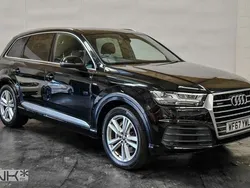 Black Used 2017 Audi Q7 S-Line SUV | £20,000 (Good price)