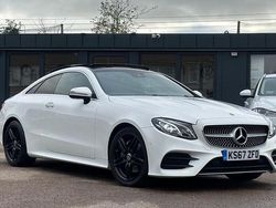 White Used 2018 Mercedes E220 AMG Line Premium Coupe | £16,650 (Fair price)