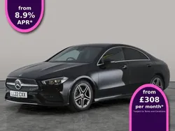 Black Used 2022 Mercedes CLA200 AMG line Coupe | £23,051 (Good price)