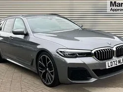 Grey Used 2022 BMW 520 M Sport Estate | £27,570 (Fair price)