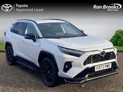 White Used 2024 Toyota RAV4 Hybrid Sport SUV | £38,250 (Good price)