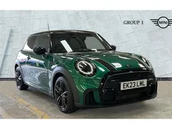 British racing green iv Used 2023 Mini Cooper Premium Hatchback | £22,995 (Expensive)