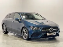 Blue Used 2022 Mercedes CLA200 Shooting Brake AMG line Estate | £22,499 (Fair price)