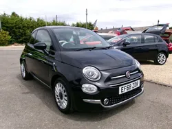 Black Used 2019 Fiat 500 Lounge Hatchback | £7,499 (Fair price)