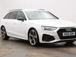 White Used 2021 Audi A4 Black Edition Estate | £27,495 (A bit pricey)