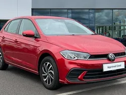 Kings red premium metallic Used 2023 VW Polo Life Hatchback | £18,692 (Fair price)