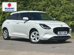White Used 2024 Suzuki Swift Hatchback | £16,195 (A bit pricey)