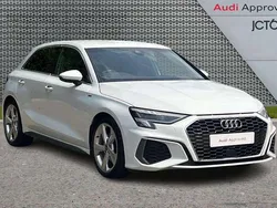 White Used 2021 Audi A3 S-Line Hatchback | £20,011 (Fair price)