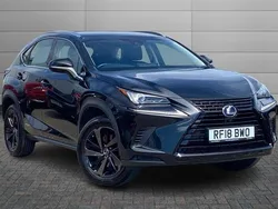 Graphite black Used 2018 Lexus NX300h Sport Line SUV | £21,795 (Good price)