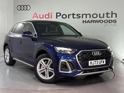 Blue Used 2023 Audi Q5 S-Line SUV | £38,940 (Fair price)