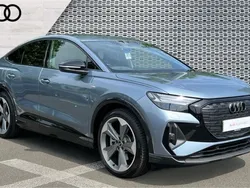 Blue Used 2024 Audi Q4 Sportback e-tron Black Edition SUV | £38,872
