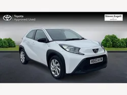 White Used 2023 Toyota Aygo PURE Hatchback | £14,493 (Fair price)