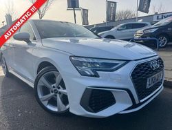 White Used 2021 Audi A3 S-Line Sedan | £19,477 (Fair price)