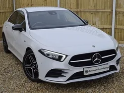 White Used 2021 Mercedes A200 AMG line Sedan | £21,750 (Fair price)