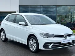 Pure white Used 2024 VW Polo Style Hatchback | £19,148 (Fair price)