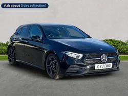 Black Used 2021 Mercedes A180 AMG Line Premium Hatchback | £18,999 (A bit pricey)