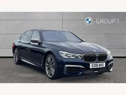 Blue Used 2018 BMW M760 Comfort Edition Sedan | £38,993