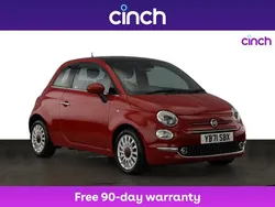 Red Used 2022 Fiat 500 Red Hatchback | £10,949 (Fair price)