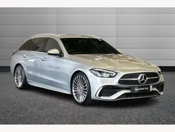 Silver Used 2022 Mercedes C200 AMG Line Premium Estate | £29,950 (Fair price)
