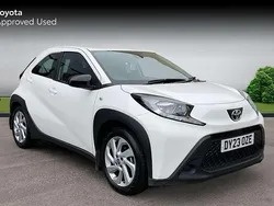 White Used 2023 Toyota Aygo PURE Hatchback | £11,884 (Good price)