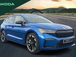 Blue Used 2023 Skoda Enyaq iV SportlinePlus SUV | £25,699 (Fair price)