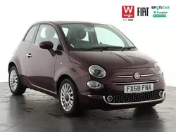 Red Used 2018 Fiat 500 Lounge Hatchback | £8,499 (Expensive)