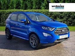Blue Used 2021 Ford Ecosport ST-Line SUV | £13,499 (Fair price)