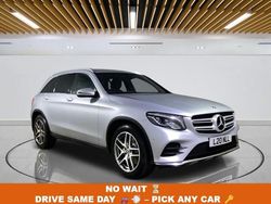 Silver Used 2018 Mercedes GLC220 AMG line SUV | £15,649 (Fair price)