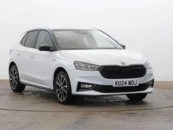 Moon white metallic black magic pearl effect Used 2024 Skoda Fabia Monte Carlo Hatchback | £19,995 (Expensive)
