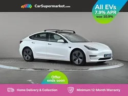 White Used 2021 Tesla Model 3 Long Range Sedan | £21,697 (Fair price)