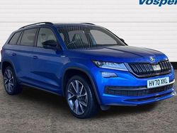 Blue Used 2020 Skoda Kodiaq SportLine SUV | £27,495 (Fair price)