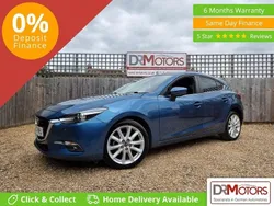 Blue Used 2017 Mazda 3 Inclusive Hatchback | £7,840 (Fair price)